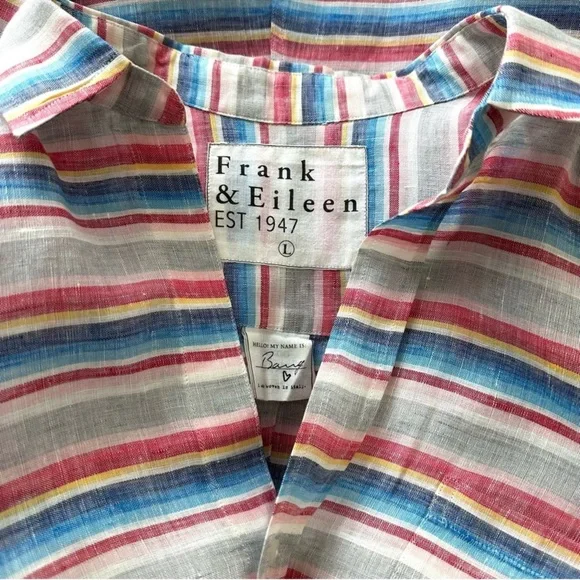 Frank & Eileen Button Down Shirt - Barry - Linen Button Up - Picture 6 of 13